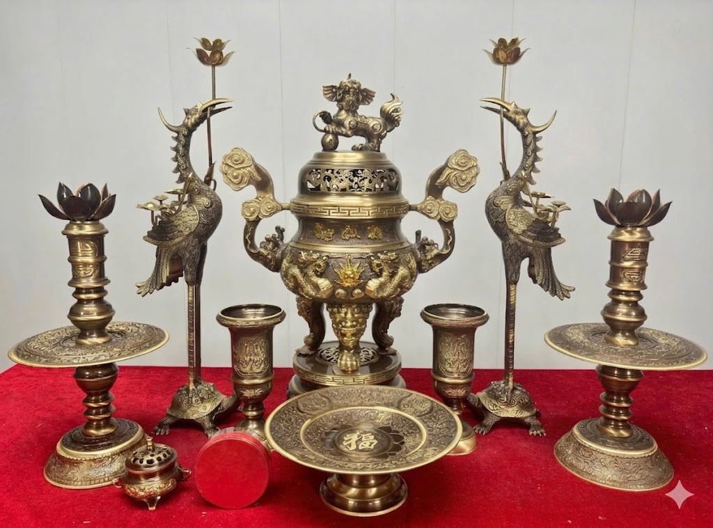 Đỉnh Rồng phụng gia tiên