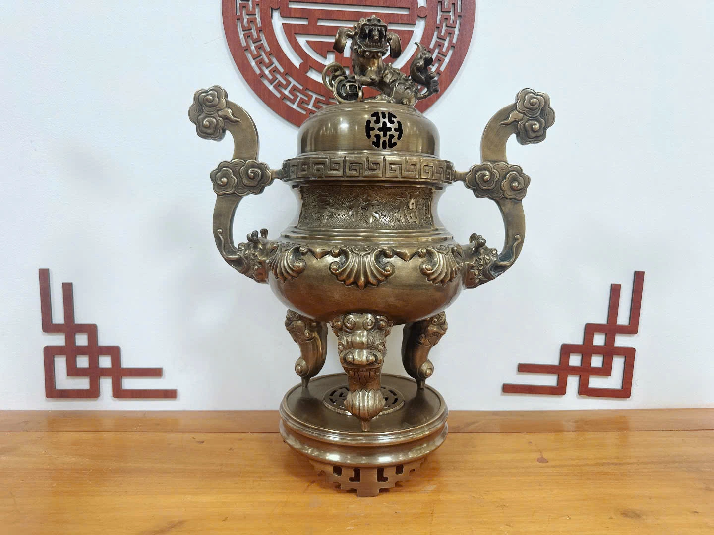 Đỉnh Đồng Hoa Sòi Hun Giả Cổ