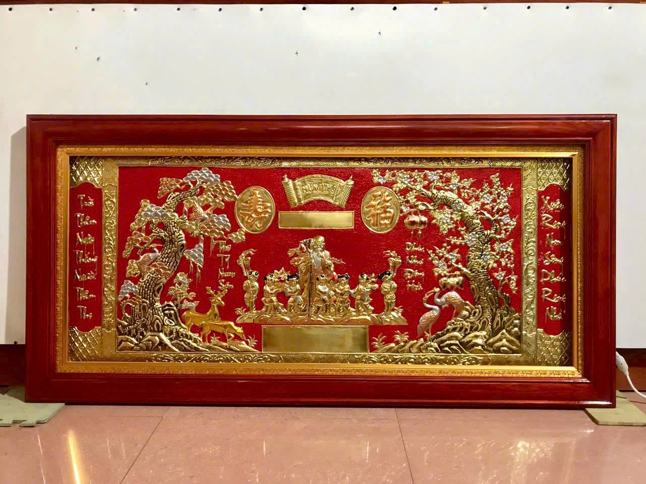 Mẫu Tranh Mừng Thọ Đẹp