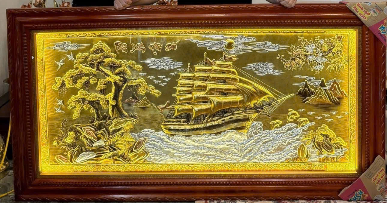 Tranh Thuận Buồm Xuôi Gió Bằng Đồng