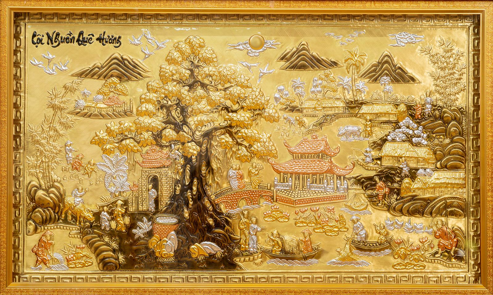 Giá tranh đồng cội nguồn quê hương