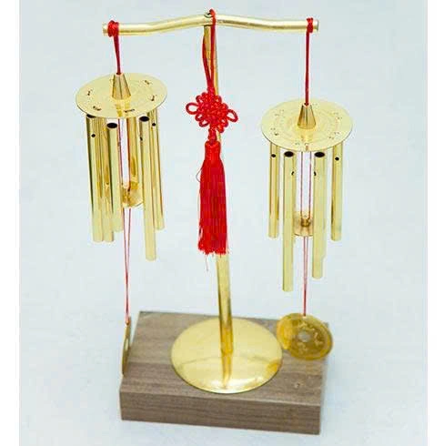 Chuông gió đồng 6 ống – Vật phẩm phong thủy mang tài lộc và bình an