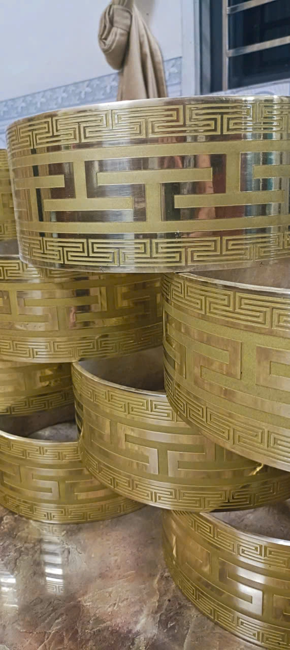 Đúc Đai Ốp Chân Cột Nhà Bằng Đồng
