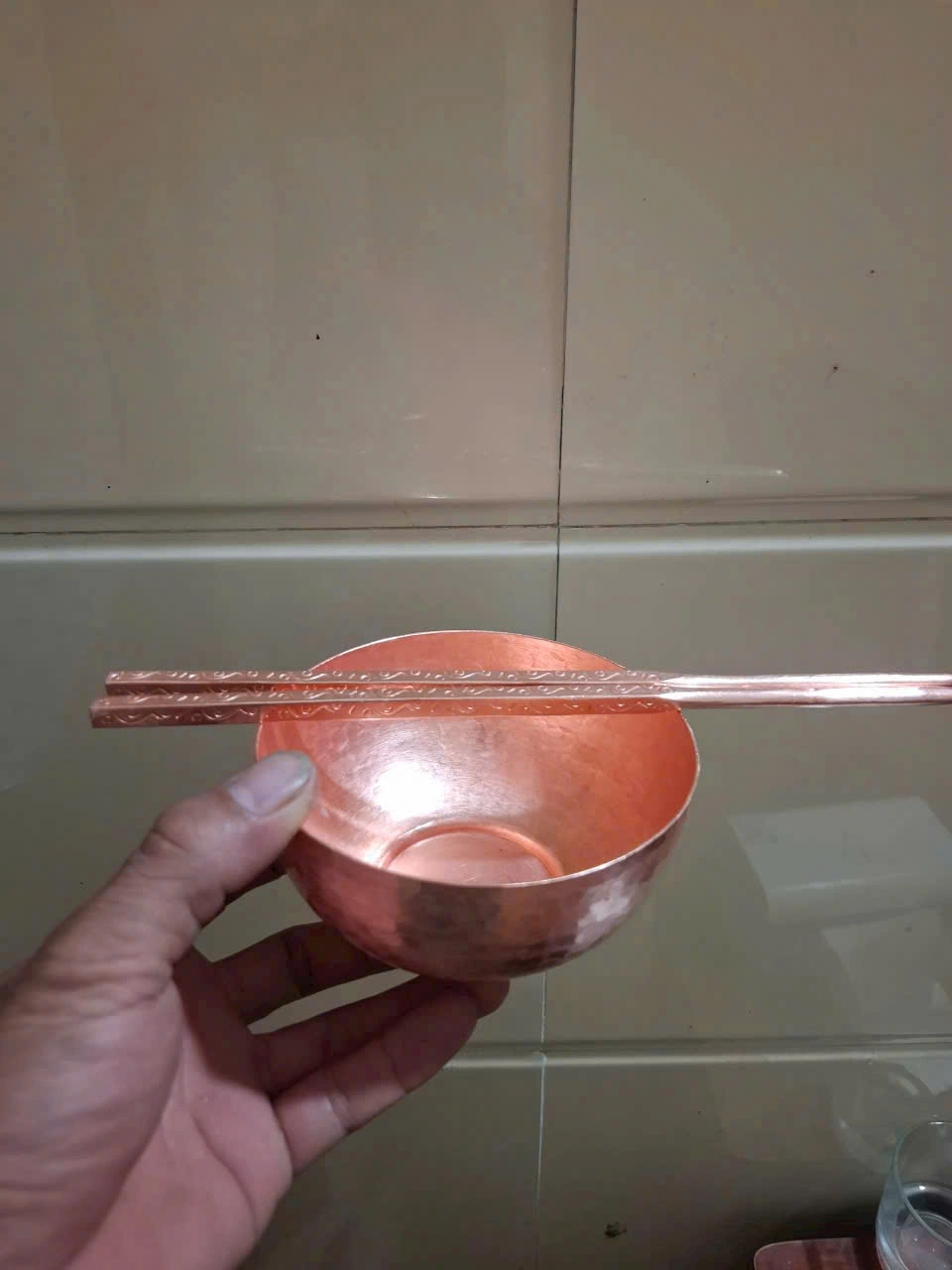 Bát Đũa Ăn Cơm Bằng Đồng