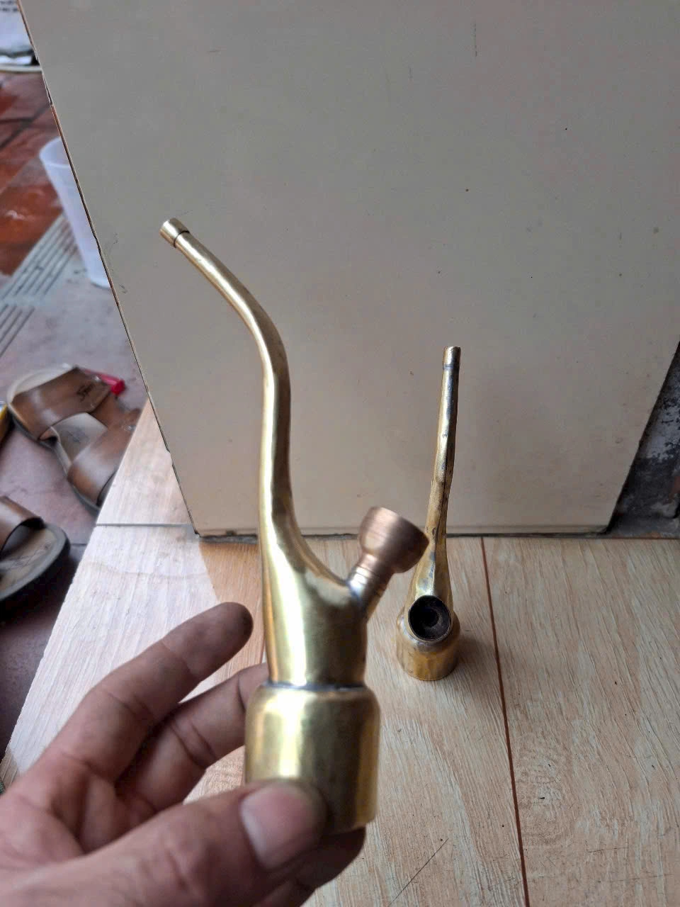 Tẩu Hút Thuốc Lào Bằng Đồng
