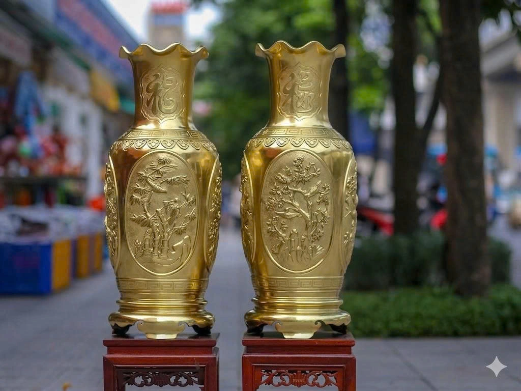 Giá Lọ Hoa Bằng Đồng Đẹp 2026