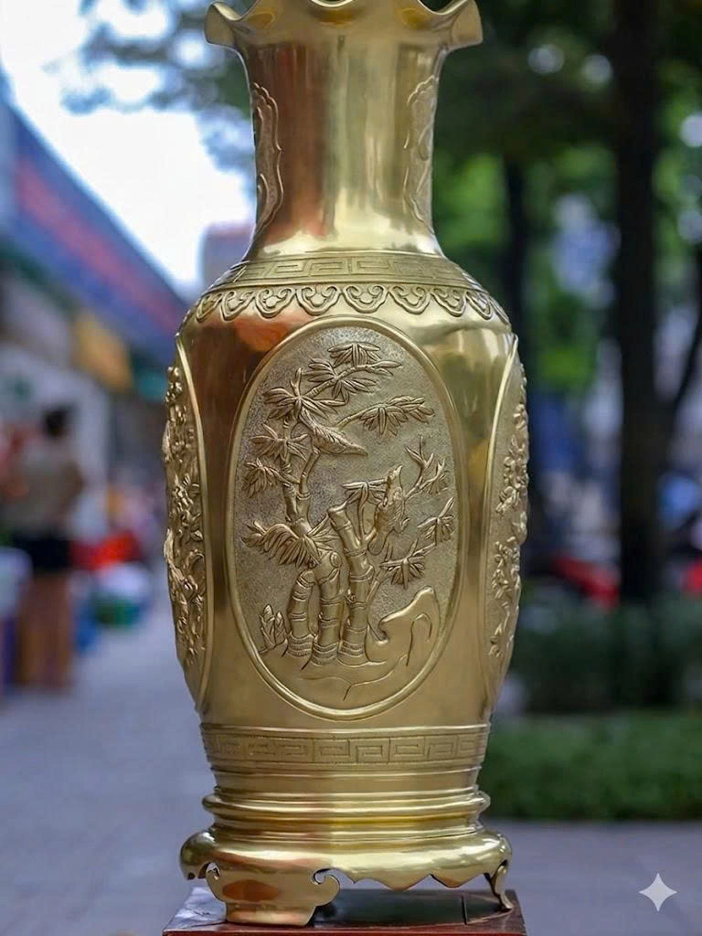 Giá Lọ Hoa Bằng Đồng Đẹp 2026