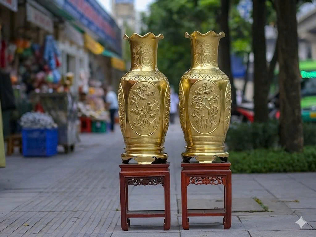 Giá Lọ Hoa Bằng Đồng Đẹp 2026