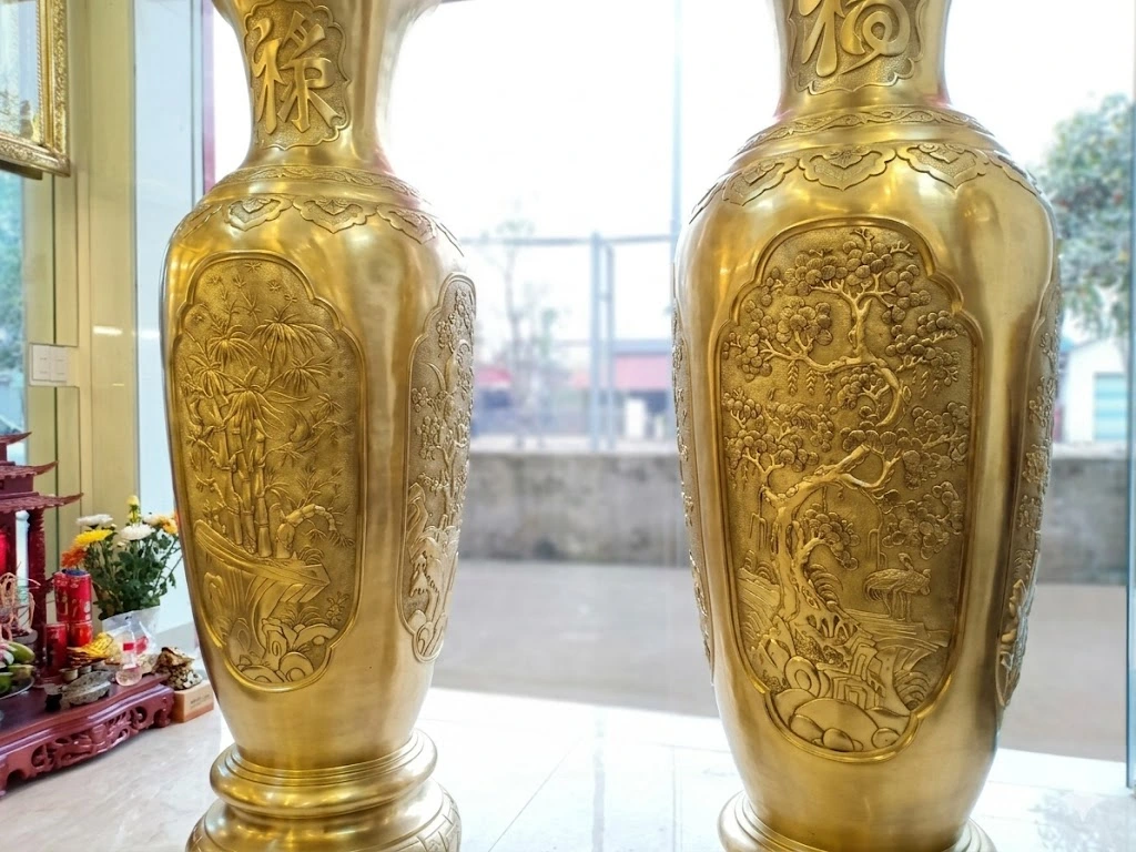 Lọ Hoa Đồng Thờ Cúng