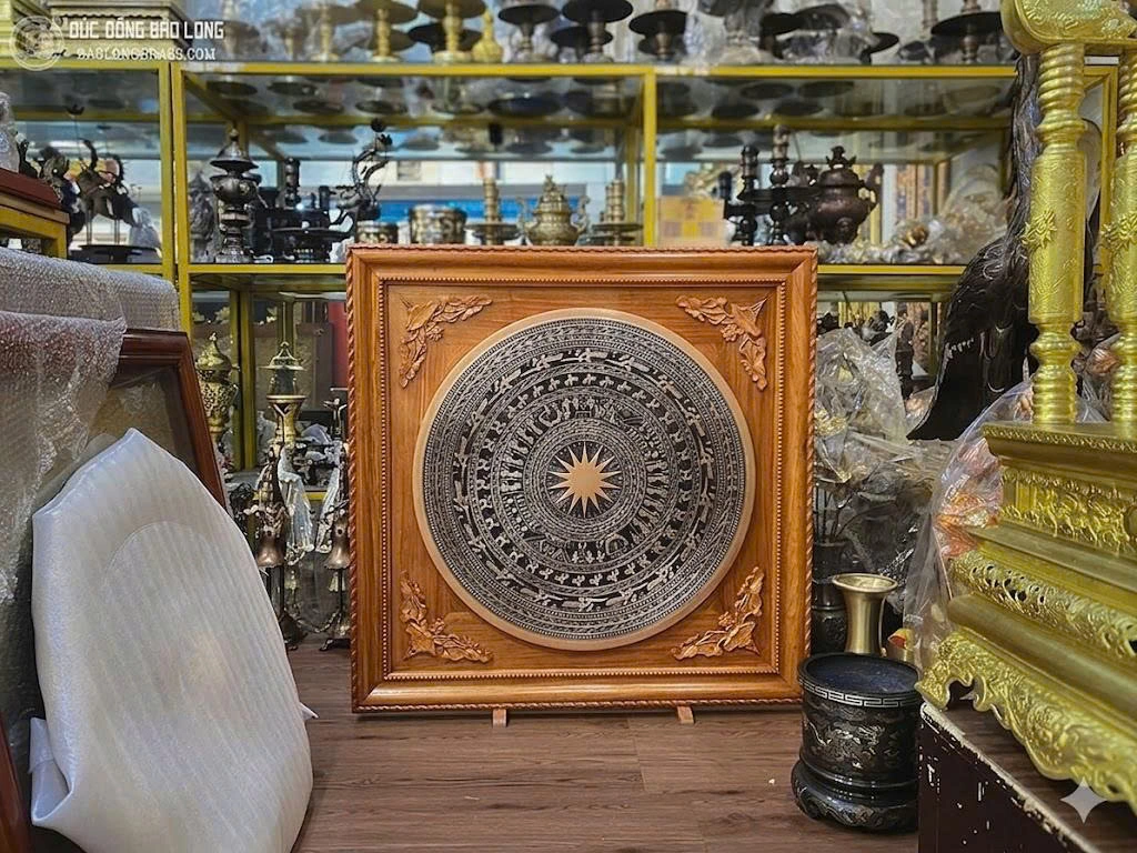 Mặt Trống Đồng Đúc Thủ Công