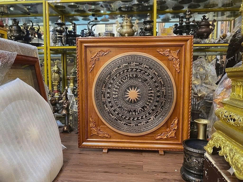 Mặt Trống Đồng Đúc Thủ Công
