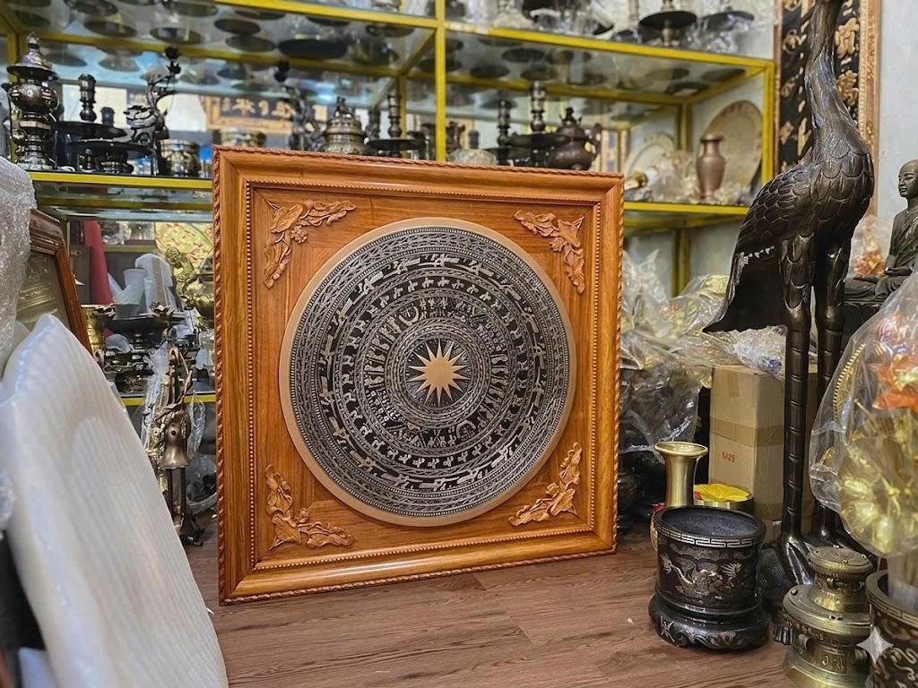 Mặt Trống Đồng Đúc Thủ Công