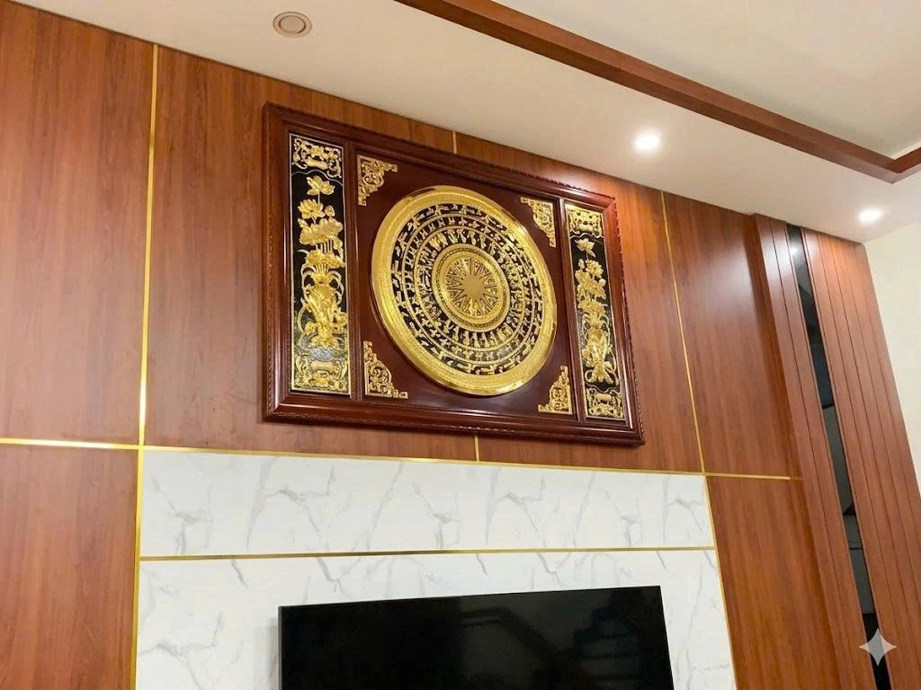 Trống Đồng Đông Sơn Mạ Vàng 24k: