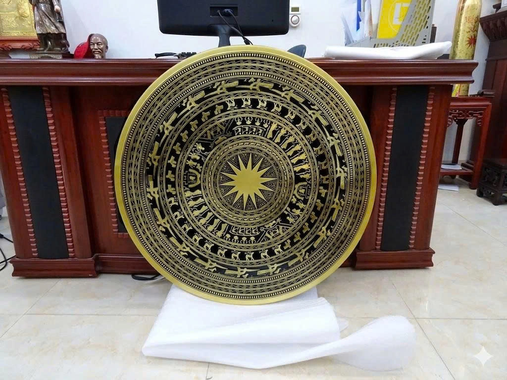 Mặt Trống Đồng Đông Sơn Treo Tường