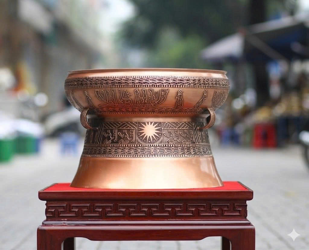 Mô Hình Trống Đồng Quà Tặng Cao Cấp