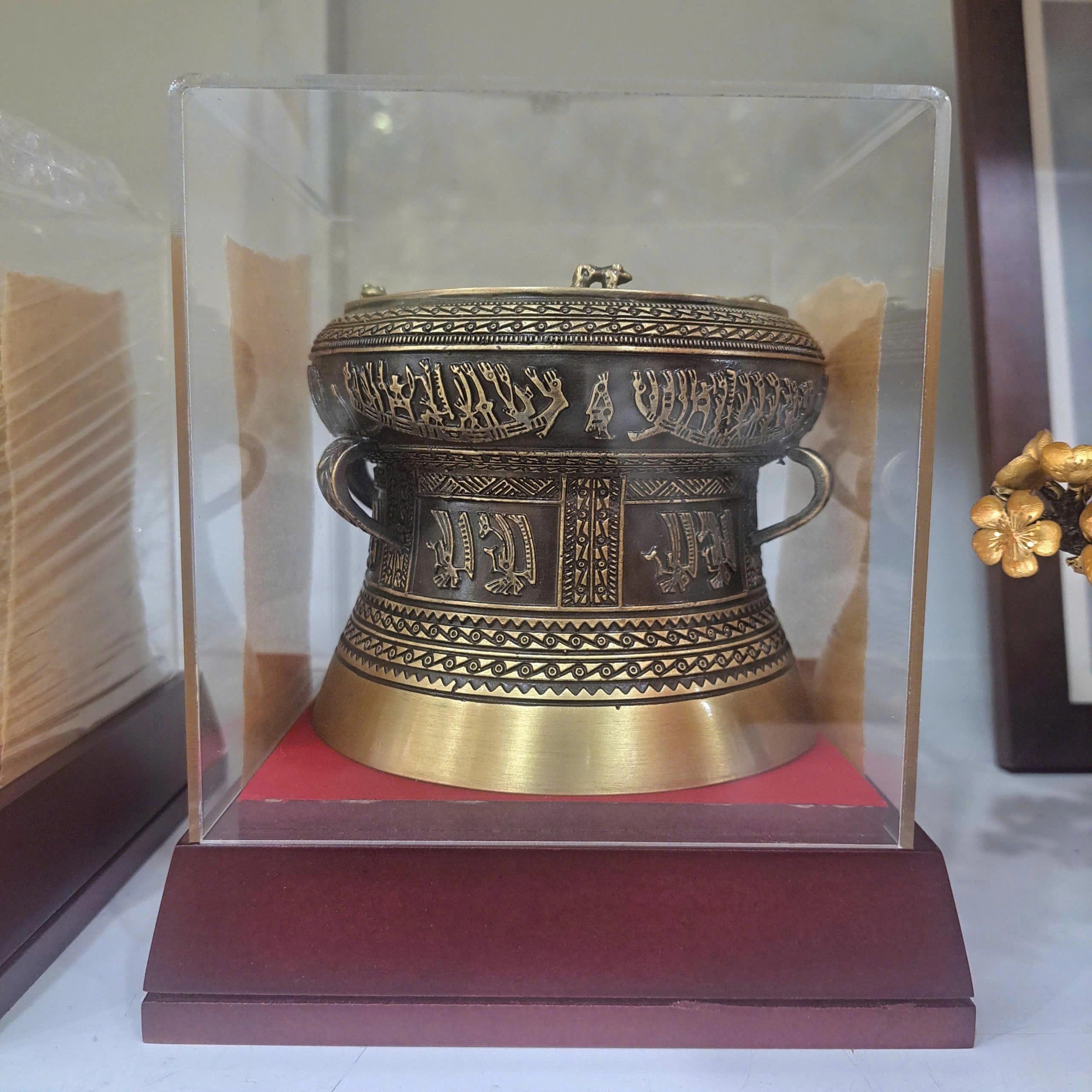 Trống Đồng Lưu Niệm Để Bàn