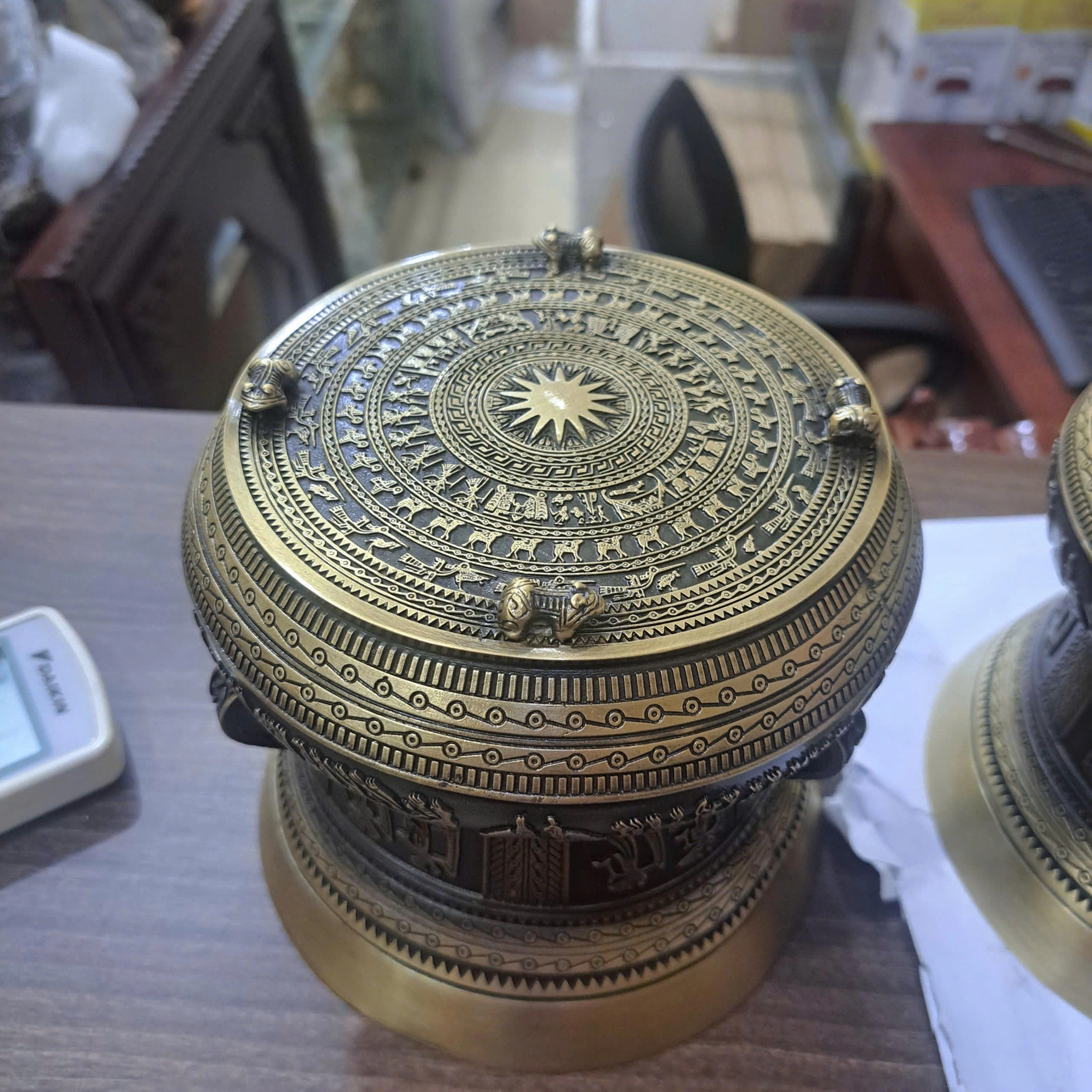 Trống Đồng Lưu Niệm Để Bàn