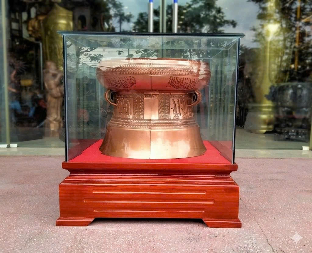 Trống Đồng Ngọc Lũ Đúc Thủ Công