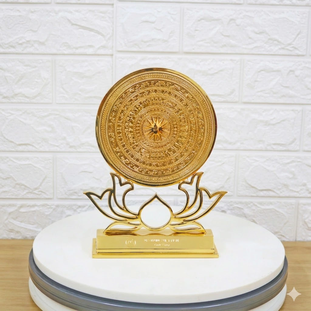 Trống Đồng Hoa Sen