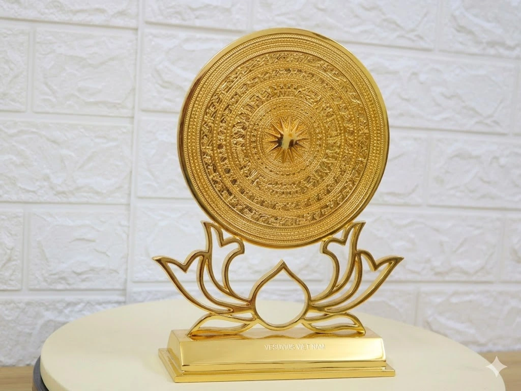 Trống Đồng Hoa Sen