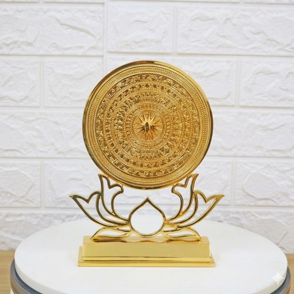Trống Đồng Hoa Sen