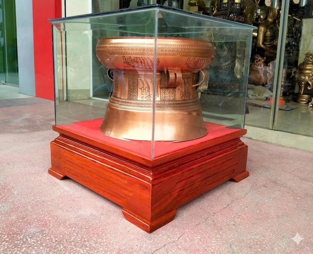 Trống Đồng Ngọc Lũ Đúc Thủ Công