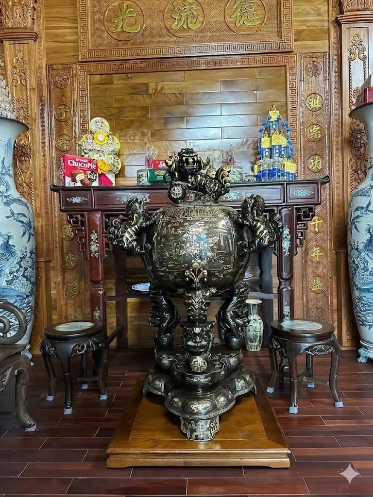 Họa Tiết Đỉnh Thất Lân Vờn Cầu: Ý Nghĩa Phong Thủy & Nghệ Thuật Khảm 2026