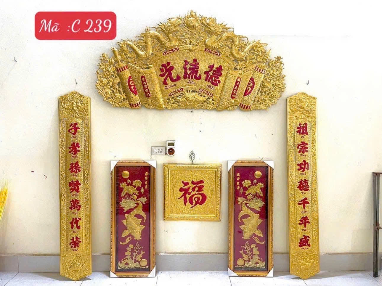 Hoành Phi Câu Đối Thờ Gia Tiên