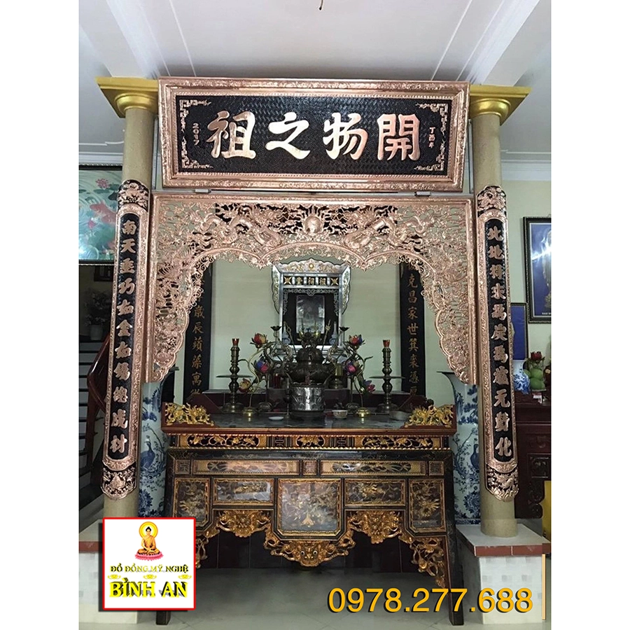 Mua Đại Tự Câu Đối Bằng Đồng