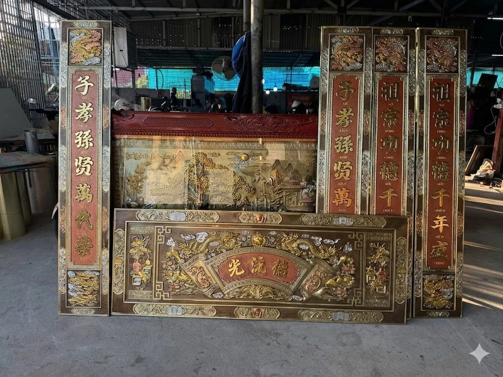 Báo Giá Đại Tự Câu Đối Bằng Đồng