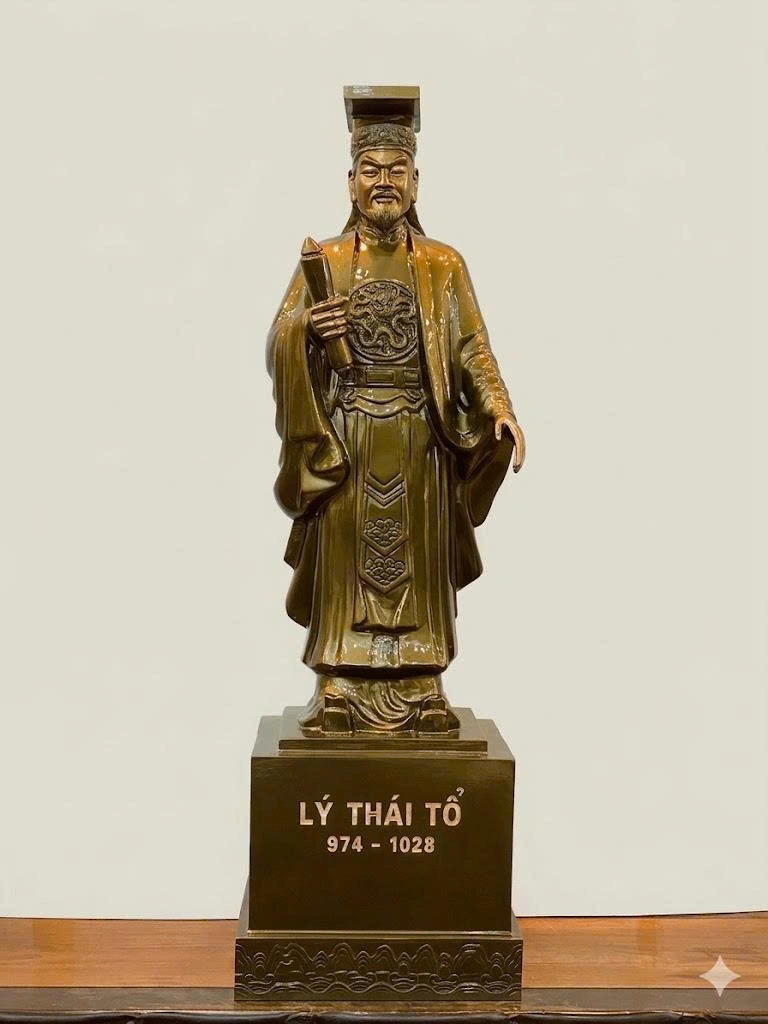 Tượng Lý Thái Tổ Bằng Đồng: