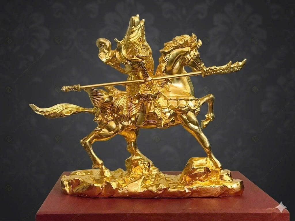 Tượng Quan Công Mạ Vàng 24k