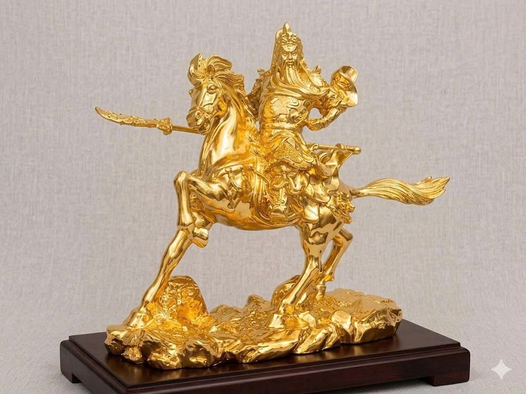 Tượng Quan Công Mạ Vàng 24k