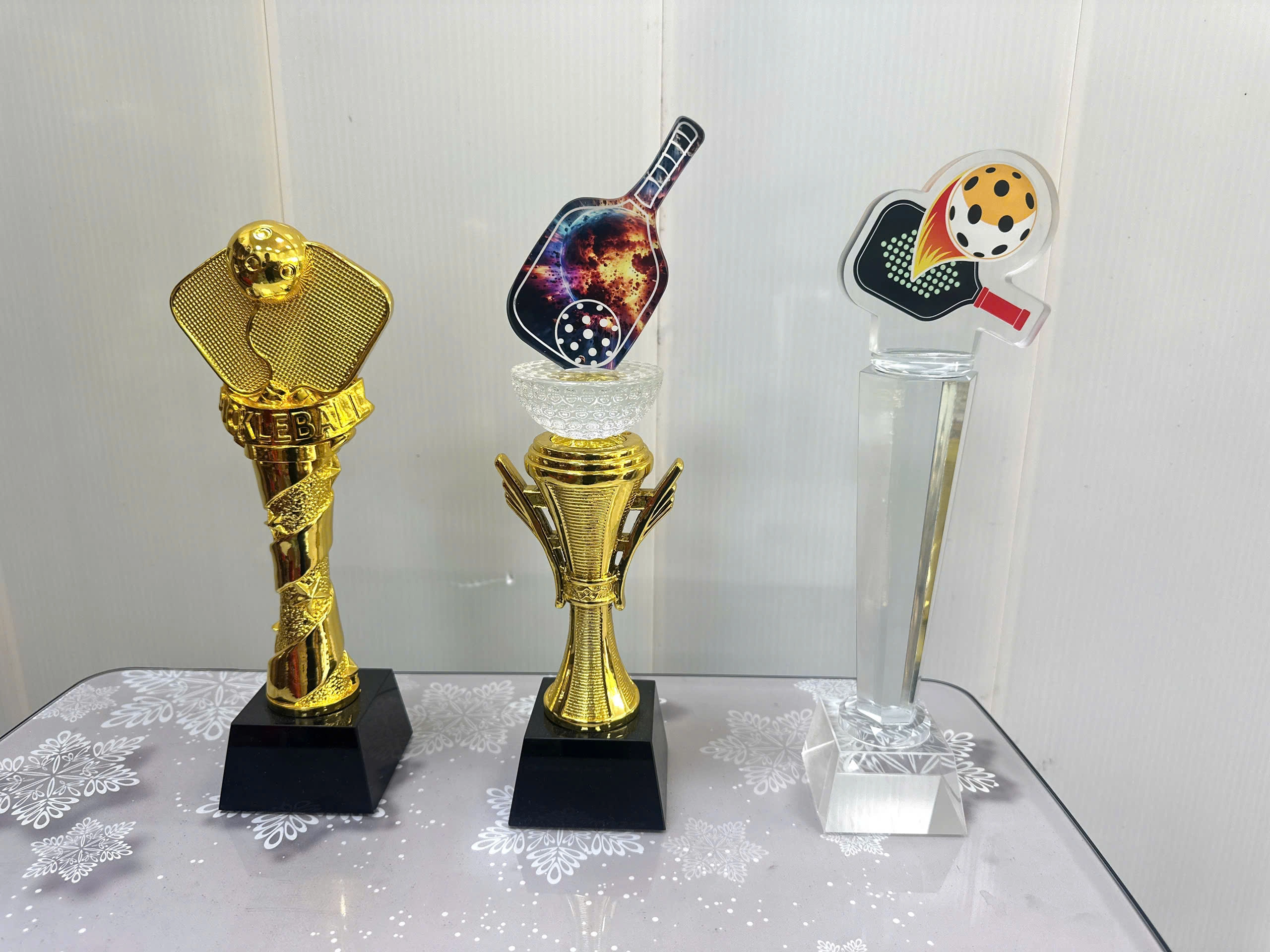 Mẫu Cúp Giải Pickleball