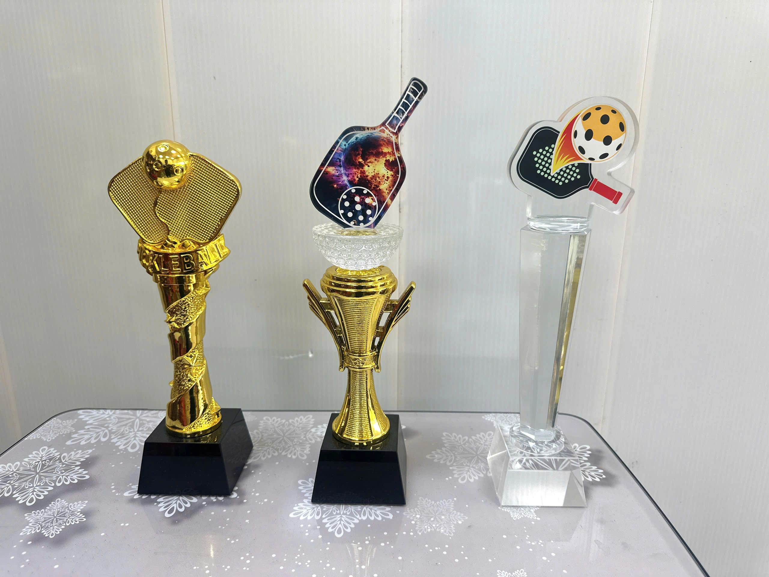 Mẫu Cúp Giải Pickleball