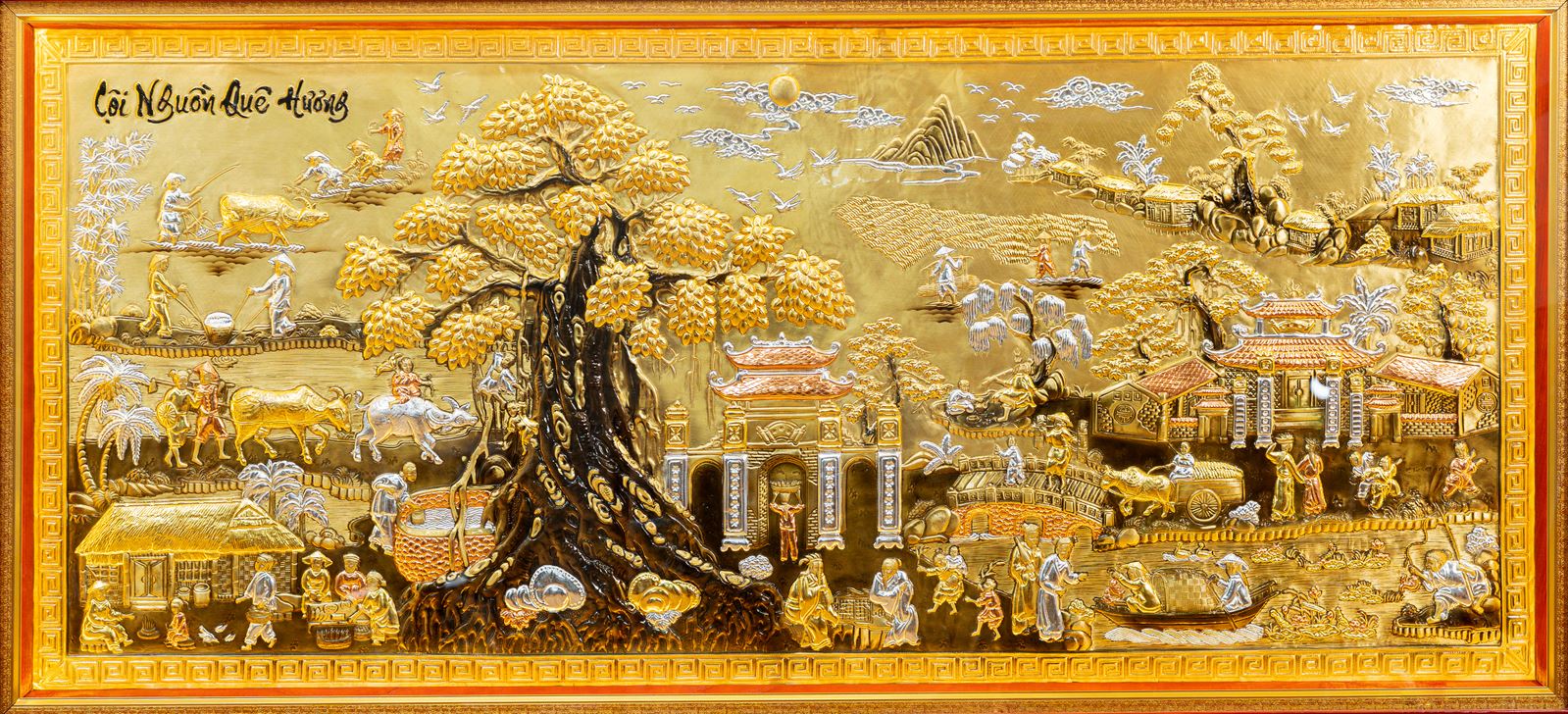 Giá tranh đồng cội nguồn quê hương