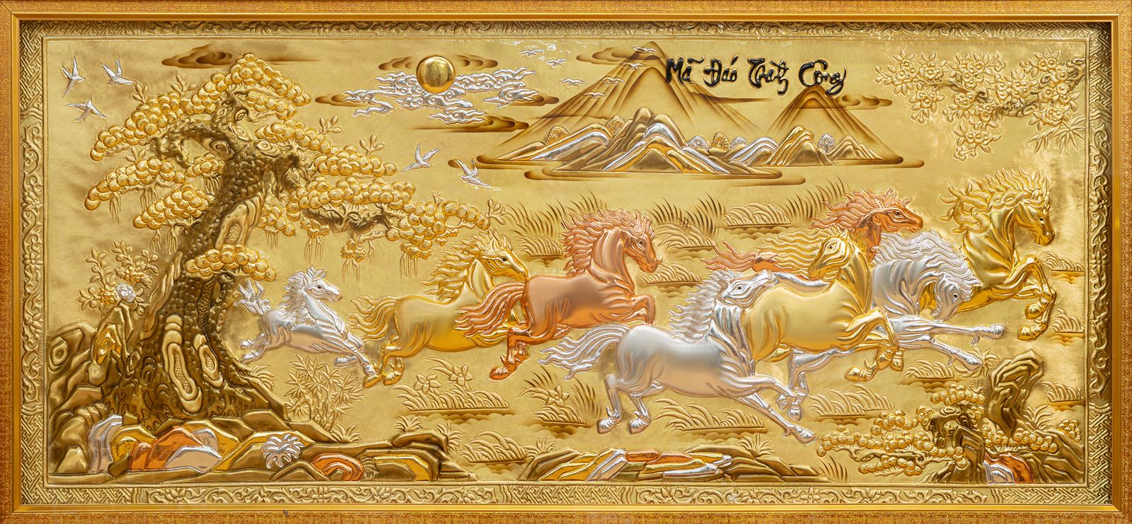 Tranh Đồng Mã Đáo Thành Công Đẹp Nhất