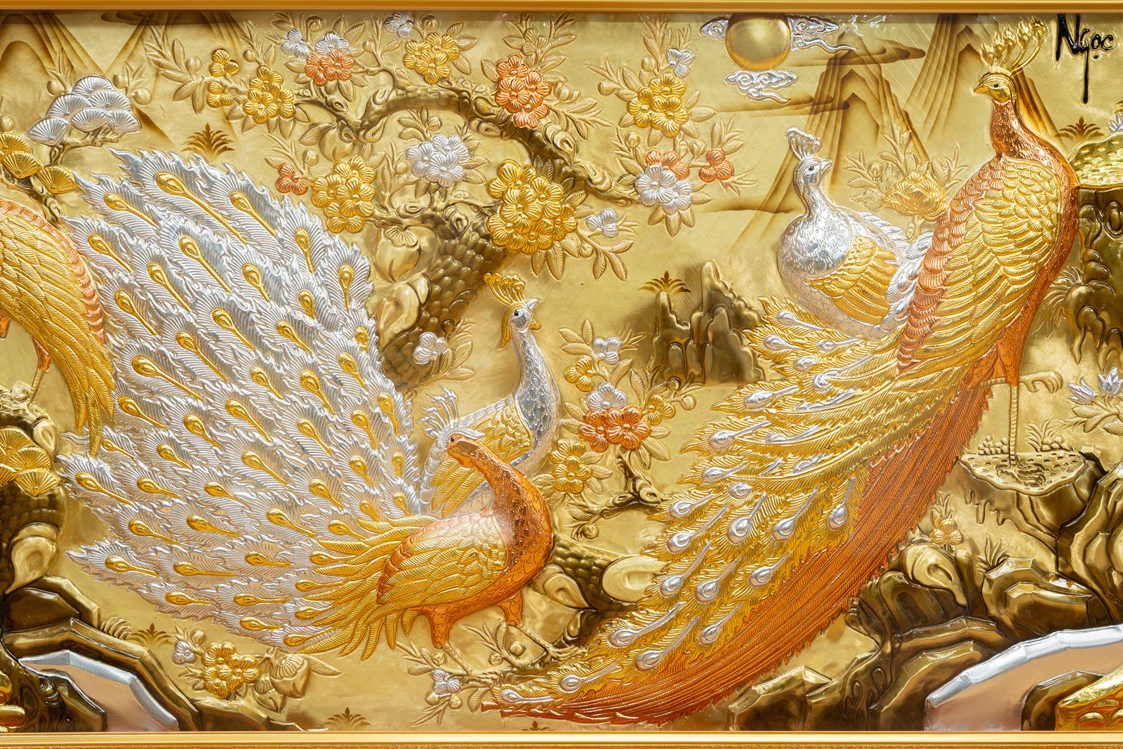 Tranh Đồng  Ngọc Đường Phú Quý