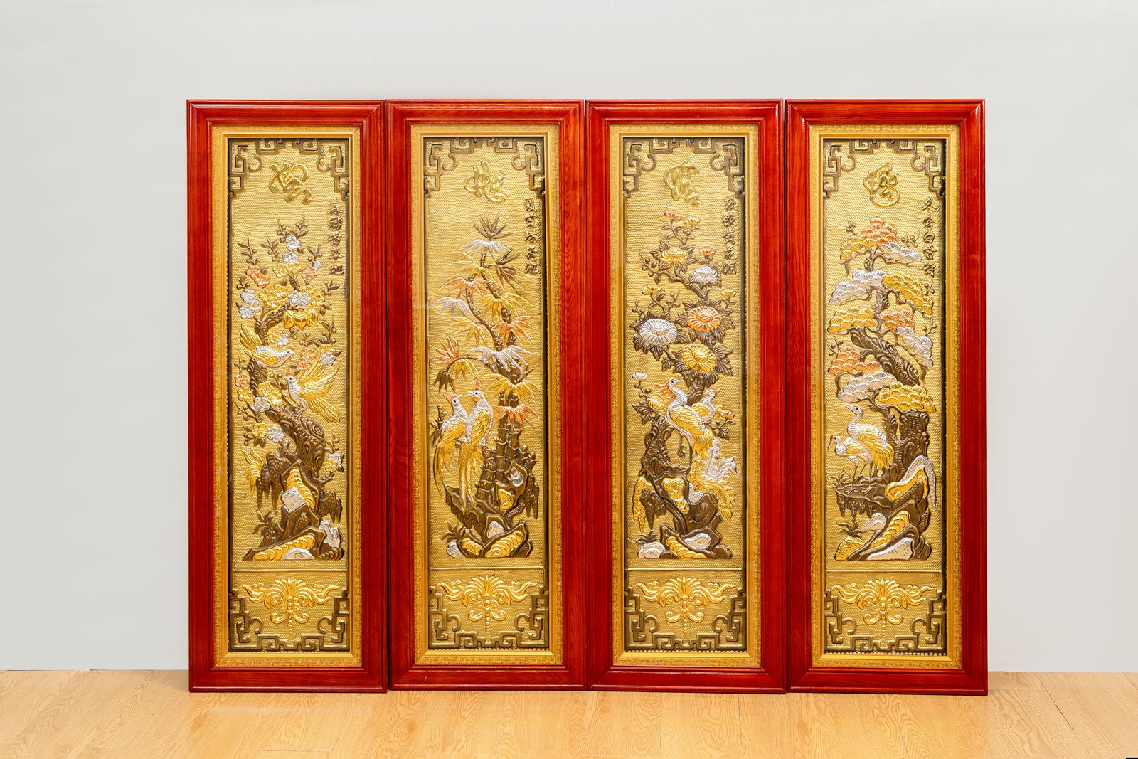 Cách Treo Tranh Tứ Quý Ở Phòng Khách