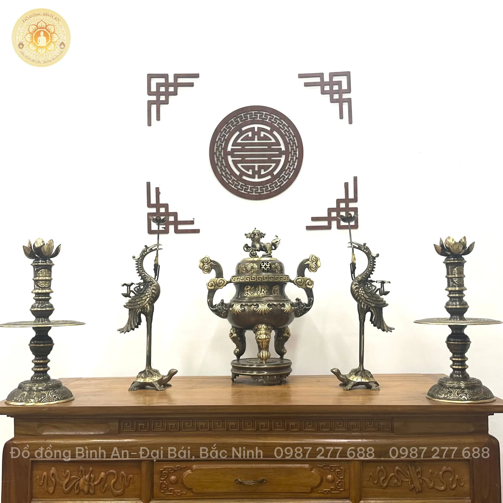 Đỉnh Đồng Thờ Cúng Cao Cấp: Đỉnh Đồng Đại Bái Phong Thủy Tốt Nhất