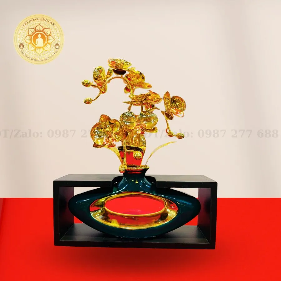 Mua Hoa Lan Mạ Vàng 24K