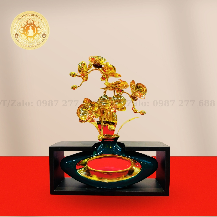 Mua Hoa Lan Mạ Vàng 24K