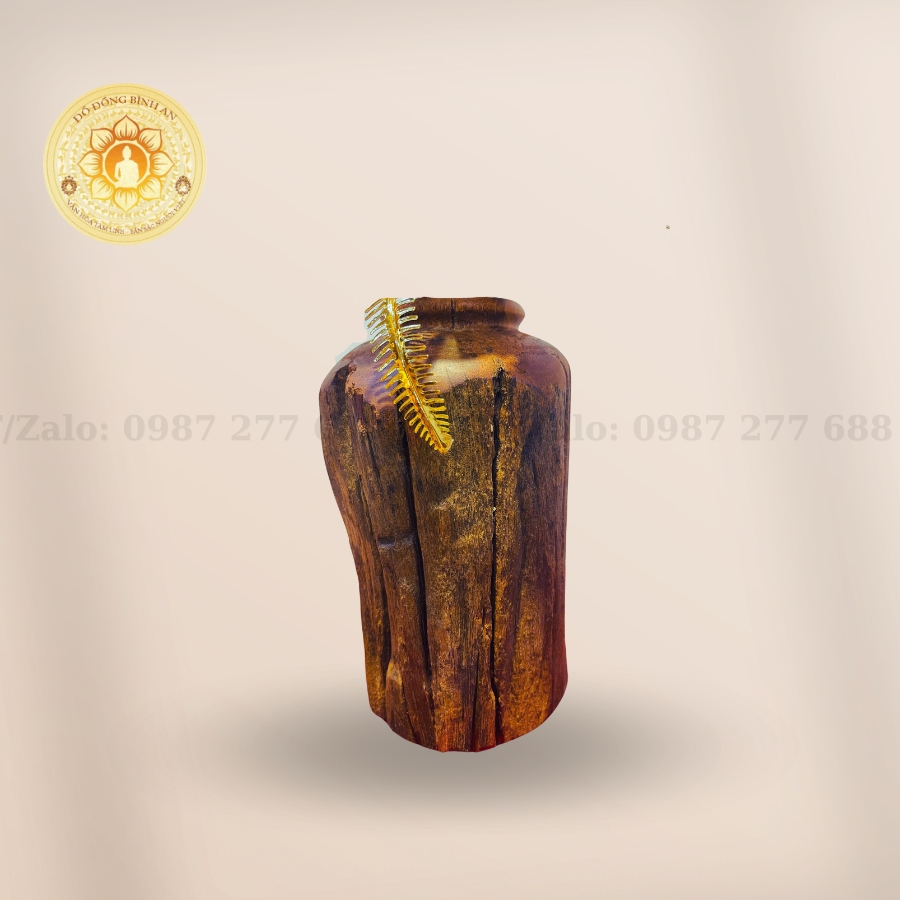 Bình Lan 3 Cành Mạ Bạc Thân Gỗ