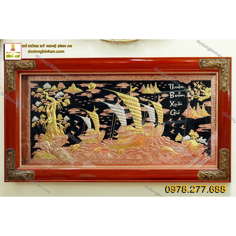 Tranh Thuận Buồm Xuôi Gió