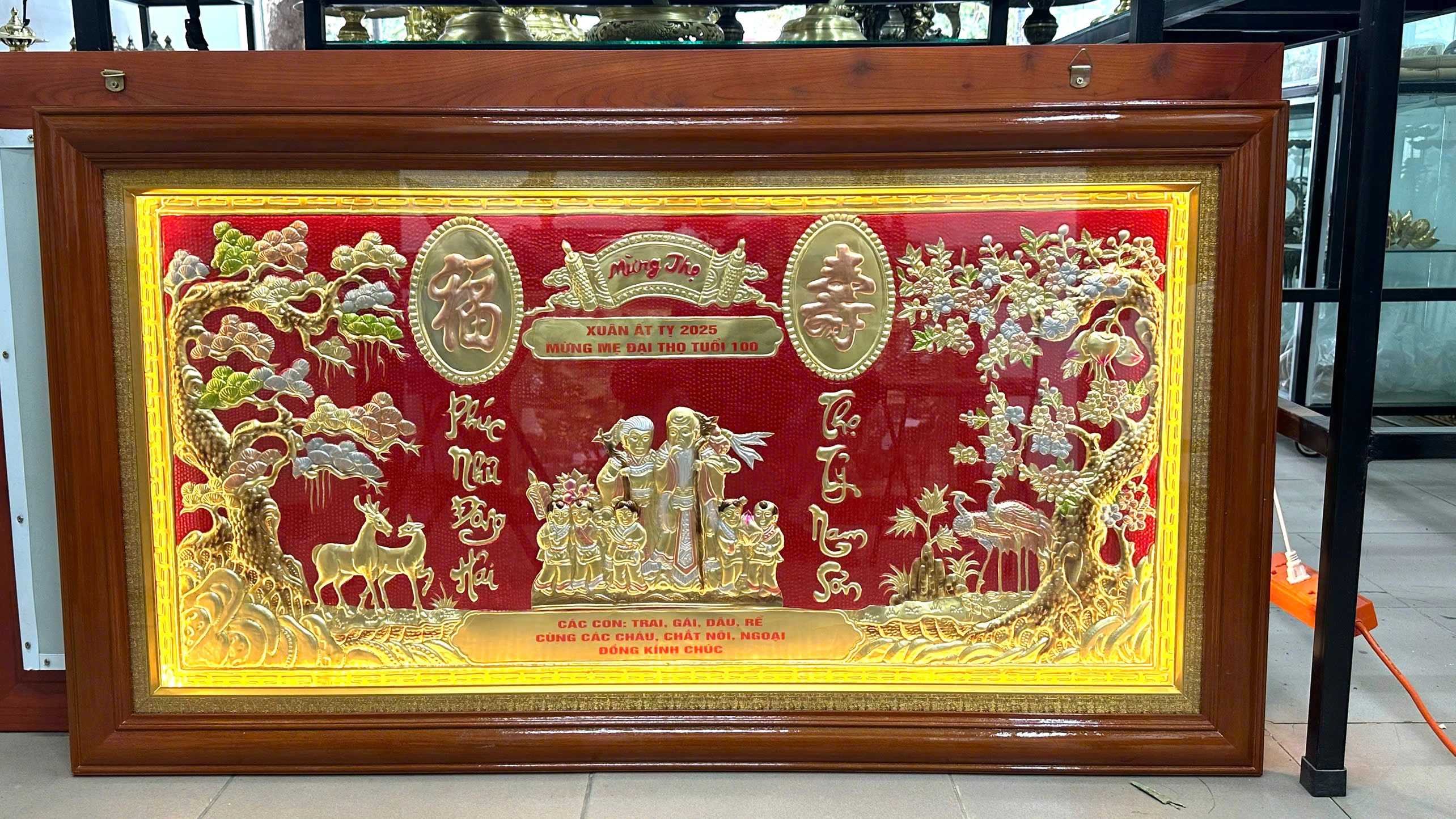 Bức Tranh Mừng Thọ Ông Bà